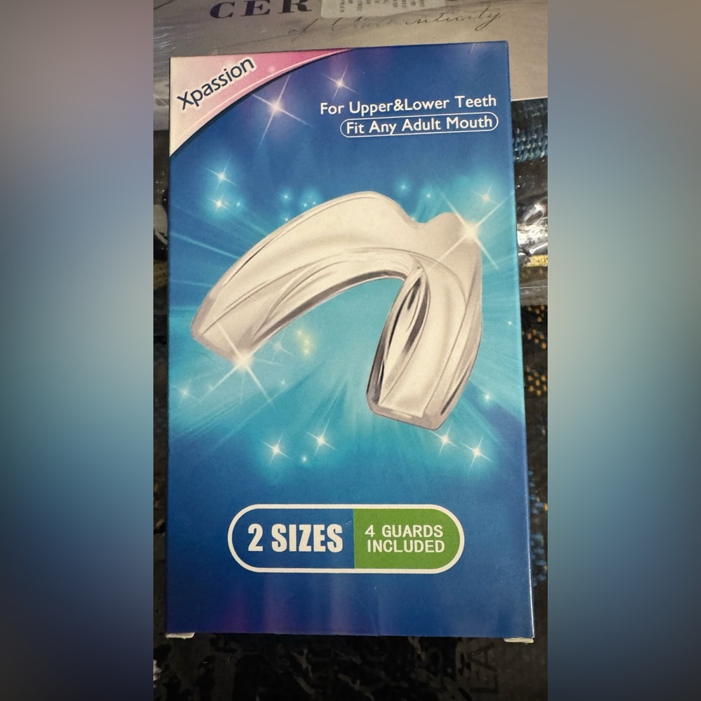 Mouth Guard for Upper & Lower Teeth - White